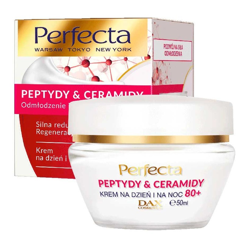 Krem na dzień i na noc Peptydy i Ceramidy 80+ Perfecta  50 ml