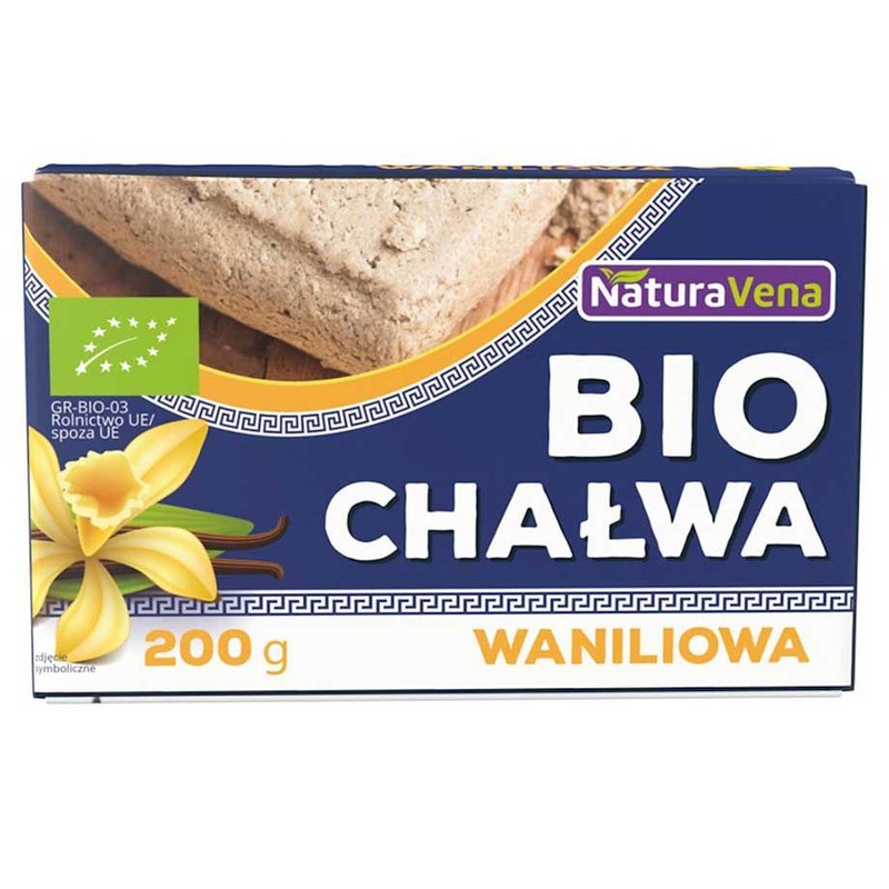 BIO Chałwa waniliowa NaturaVena 200 g