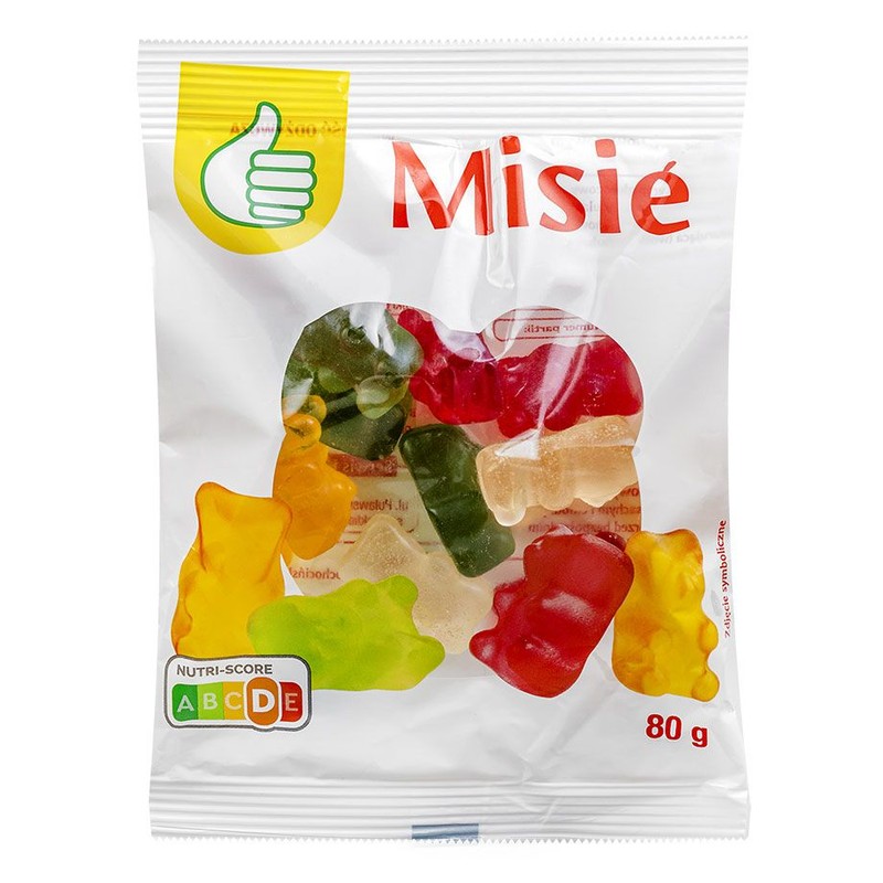 Żelki o smaku owocowym Auchan 80 g