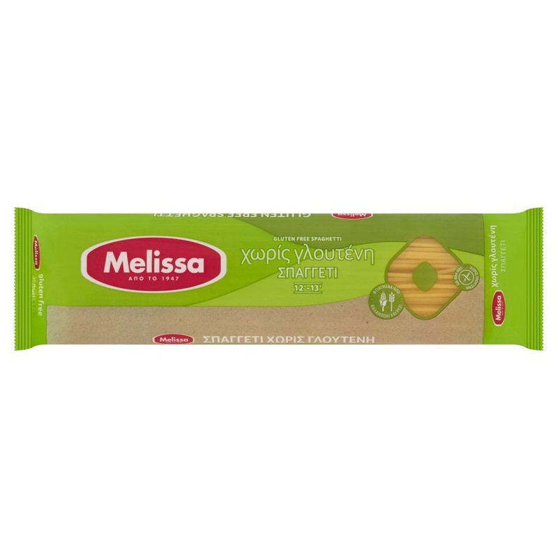Makaron bezglutenowy z mąki kukurydzianej i mąki ryżowej spaghetti Melissa 400 g