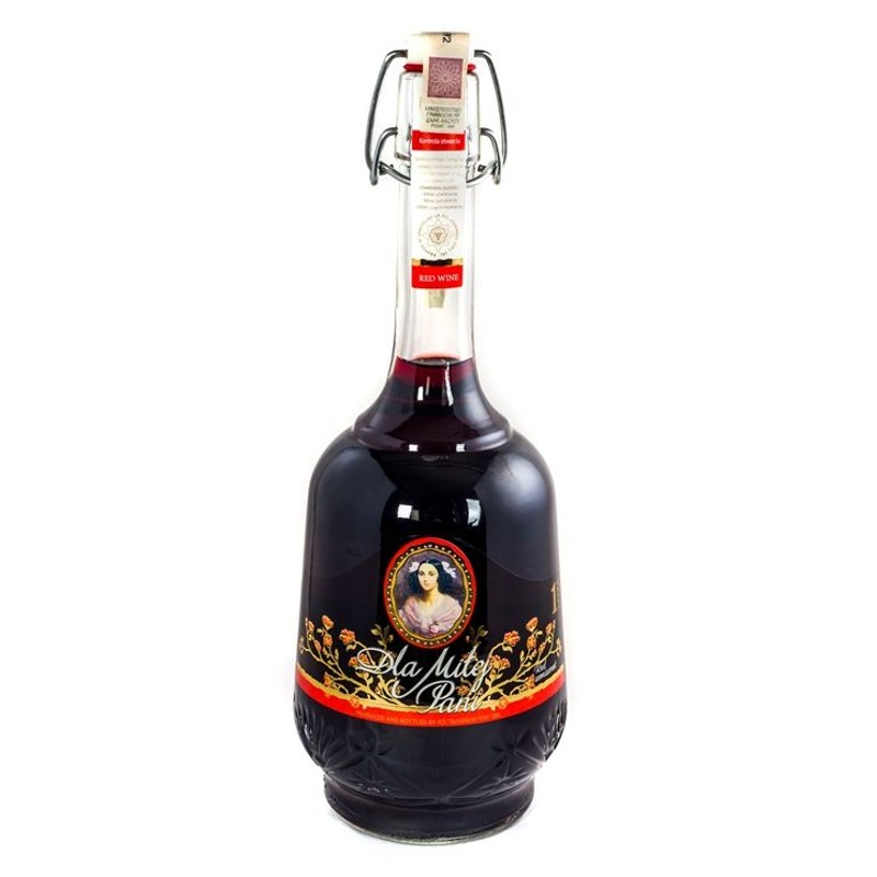 Wino czerwone półsłodkie  Dla Miłej Pani 1 l