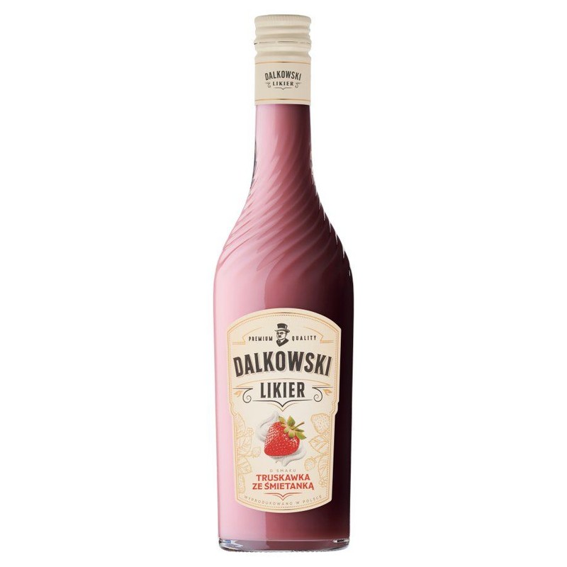 Likier Truskawka z Śmietaną alk. 15% obj. Dalkowski 500 ml