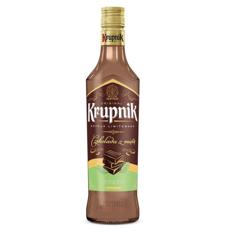 Likier Czekolada z miętą alk. 16,0% obj. Krupnik 500 ml