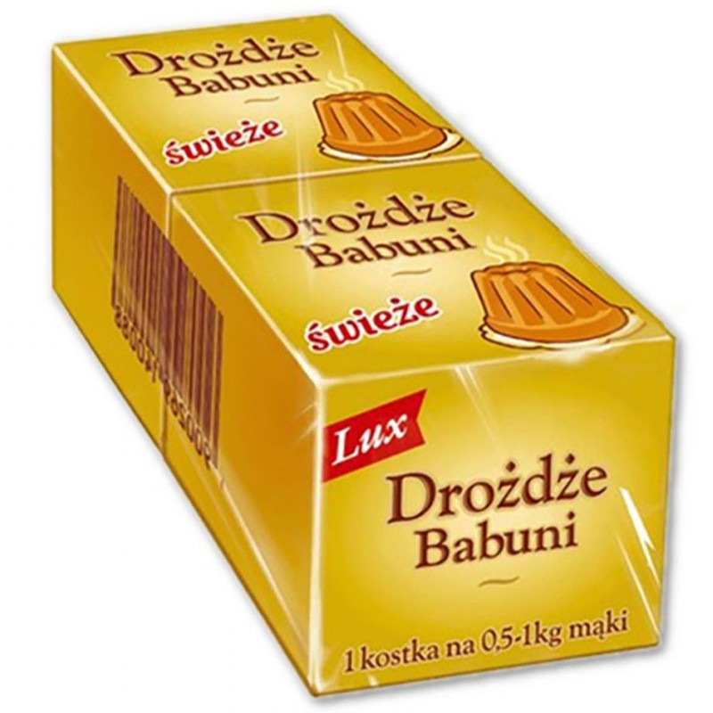 Drożdże piekarskie prasowane Drożdże Babuni 2 x 42 g