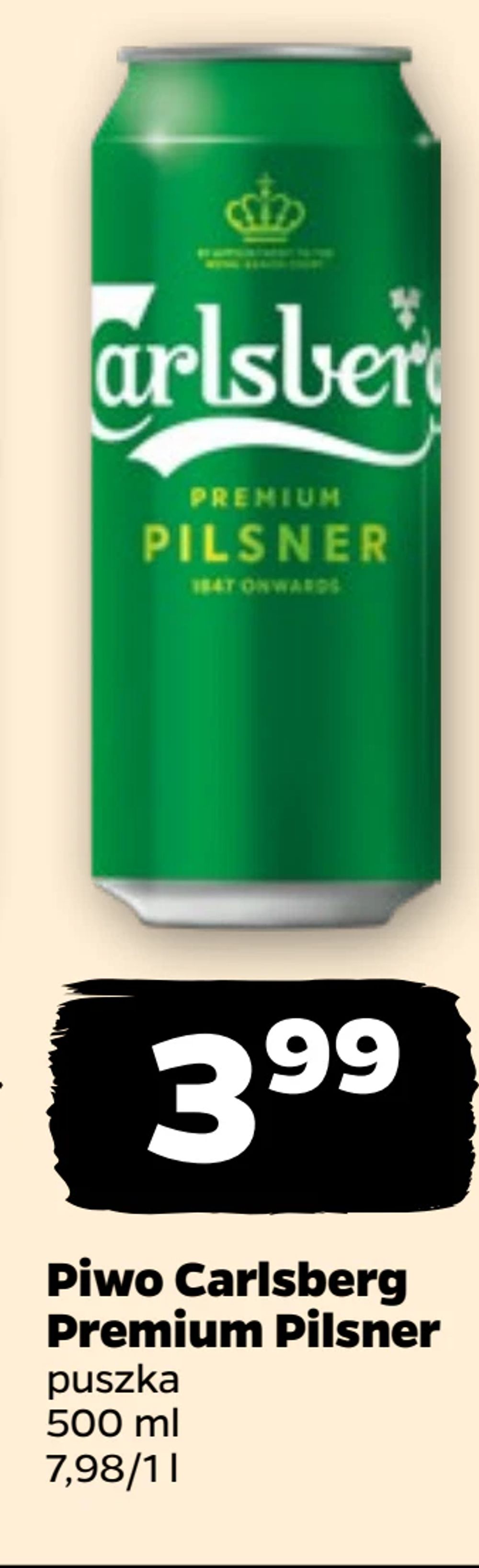 Piwo Carlsberg Premium Pilsner