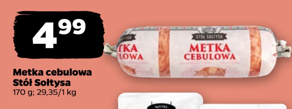 Metka cebulowa Stół Sołtysa