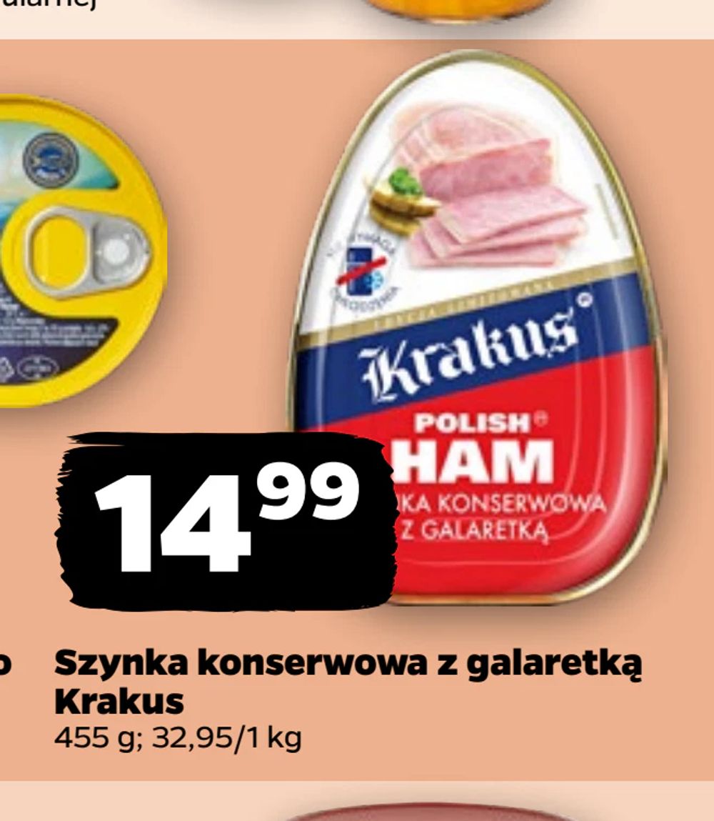 Szynka konserwowa z galaretką Krakus