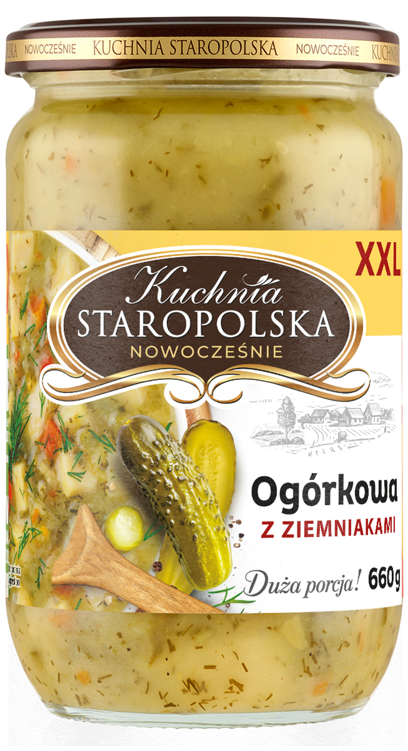 Kuchnia Staropolska Ogórkowa Z Ziemniakami 660 G
