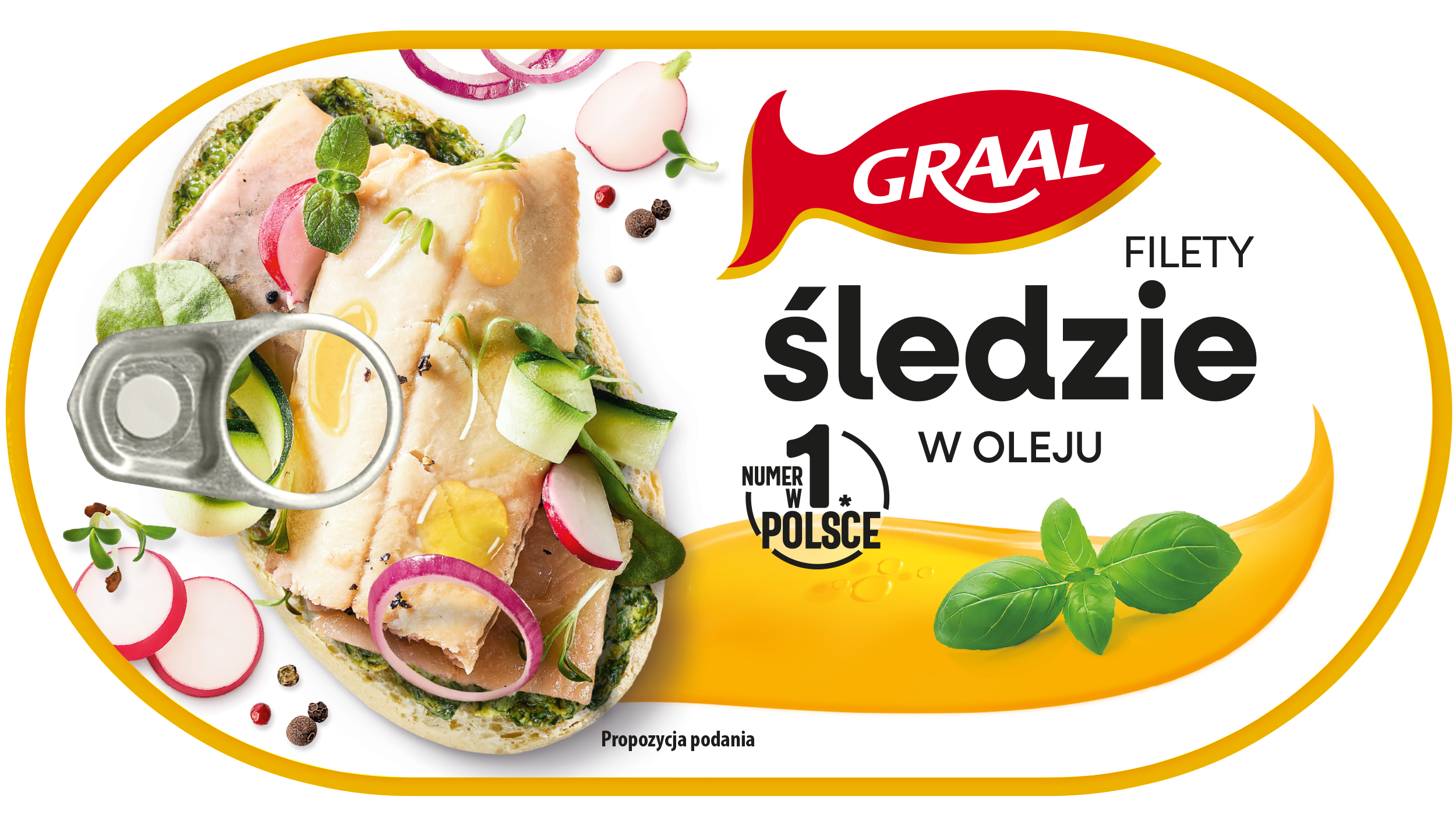 Graal Filety Ze Śledzia W Oleju 170 G