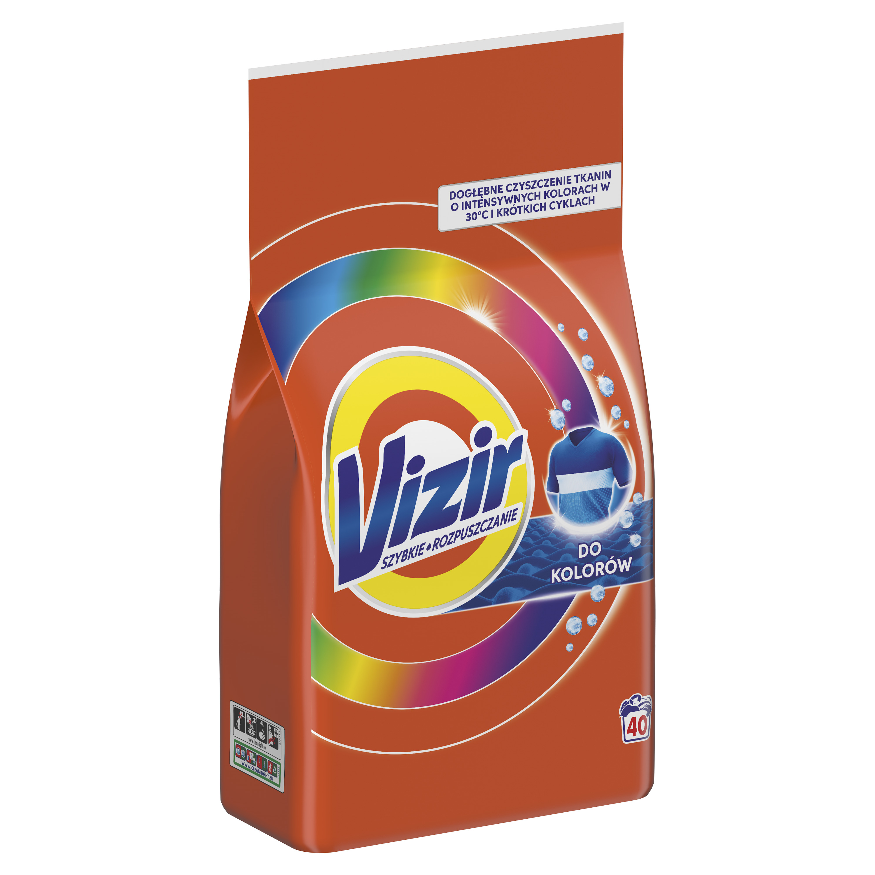 Vizir Proszek Do Prania, Color, 2.2 Kg, 40 Prań