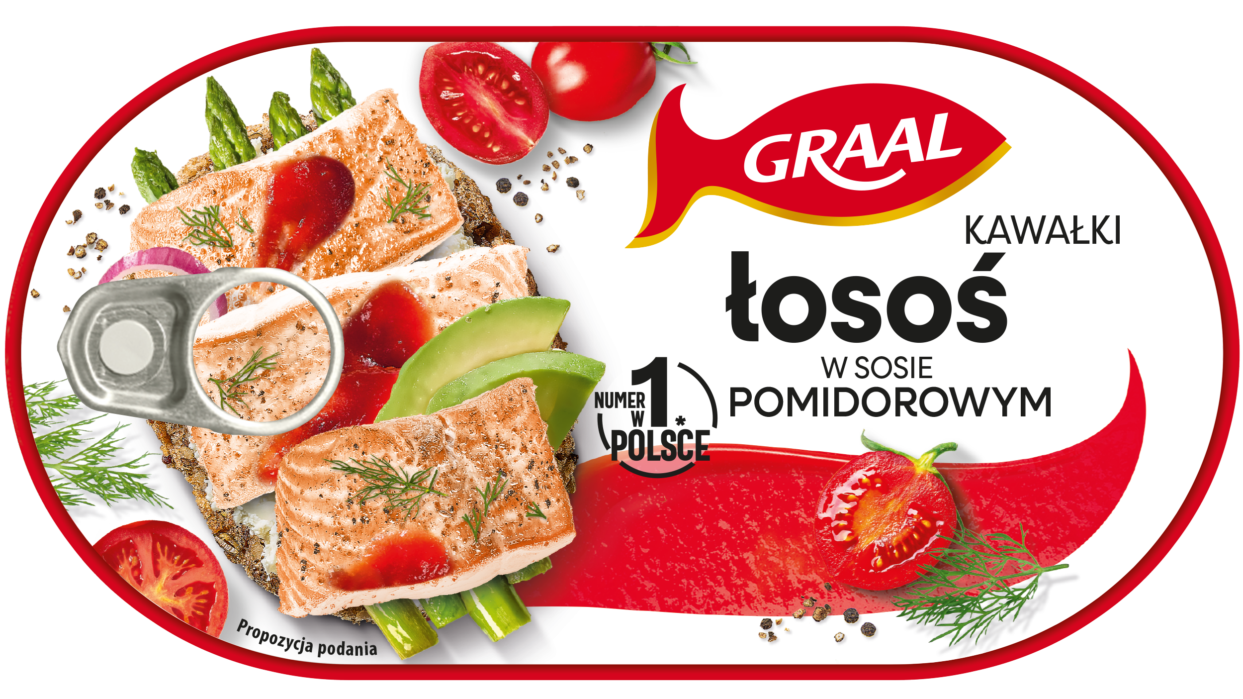 Graal Łosoś W Sosie Pomidorowym 170G
