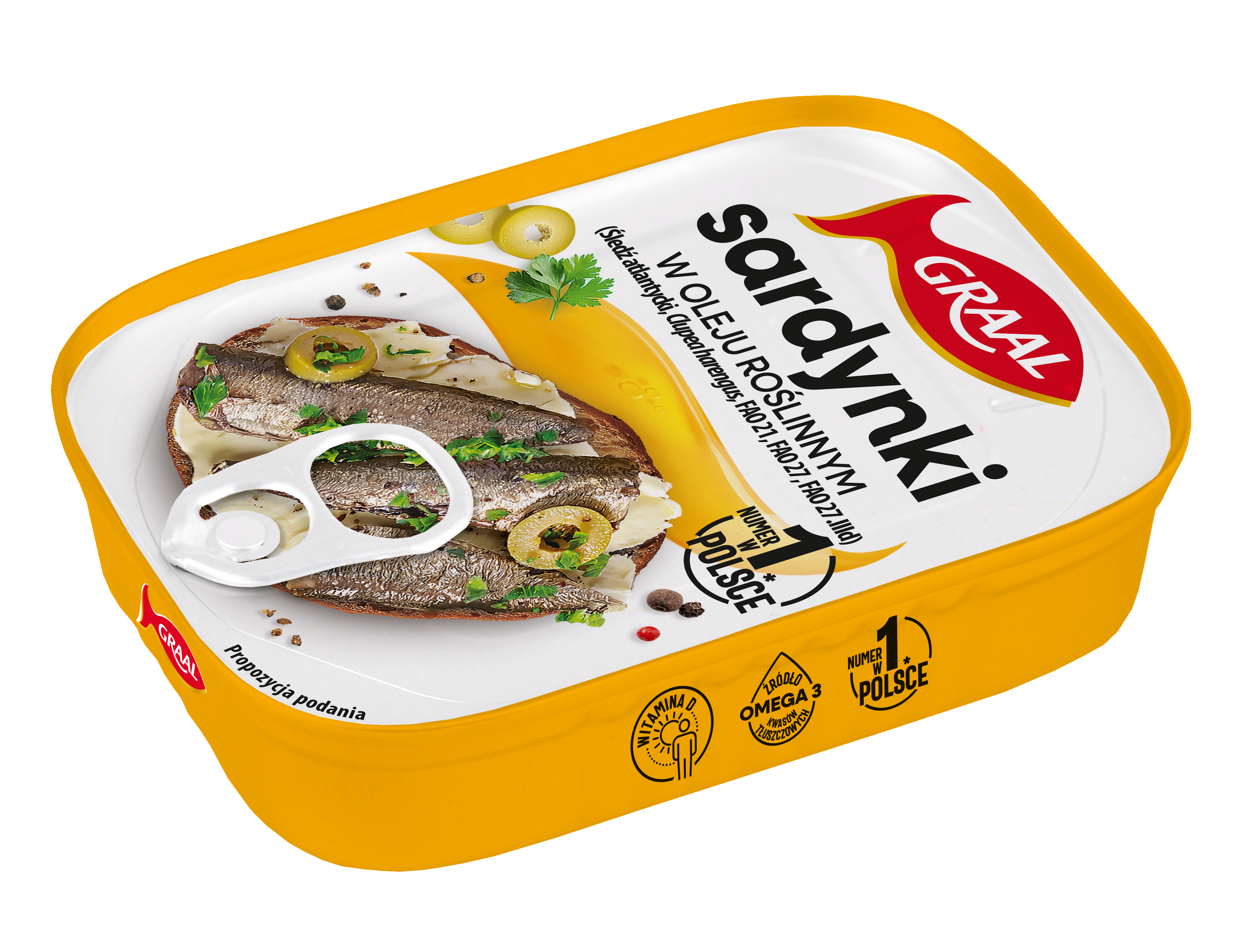 Graal Sardynki W Oleju Roślinnym 110 G