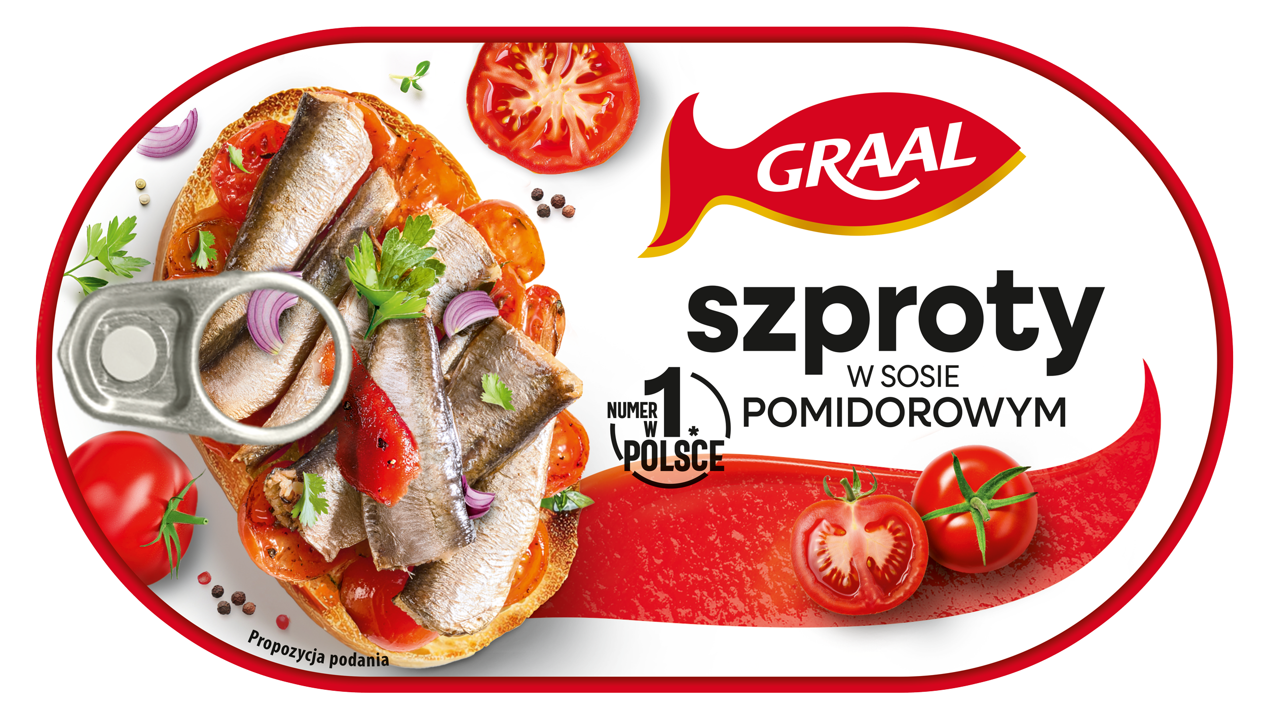 Graal Szproty W Sosie Pomidorowym 170 G