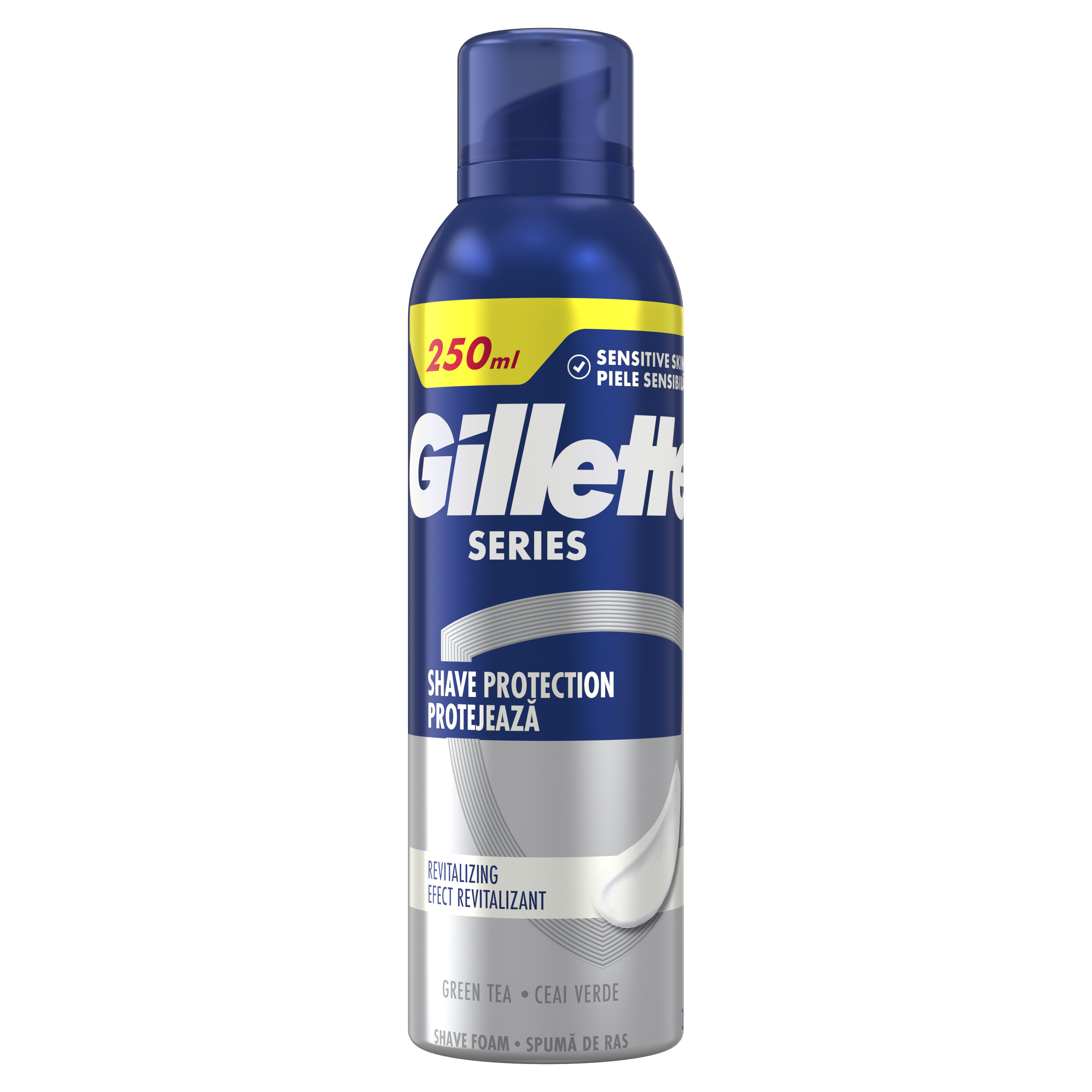 Gillette Series Rewitalizująca Pianka Do Golenia Z Zieloną Herbatą, 250 Ml