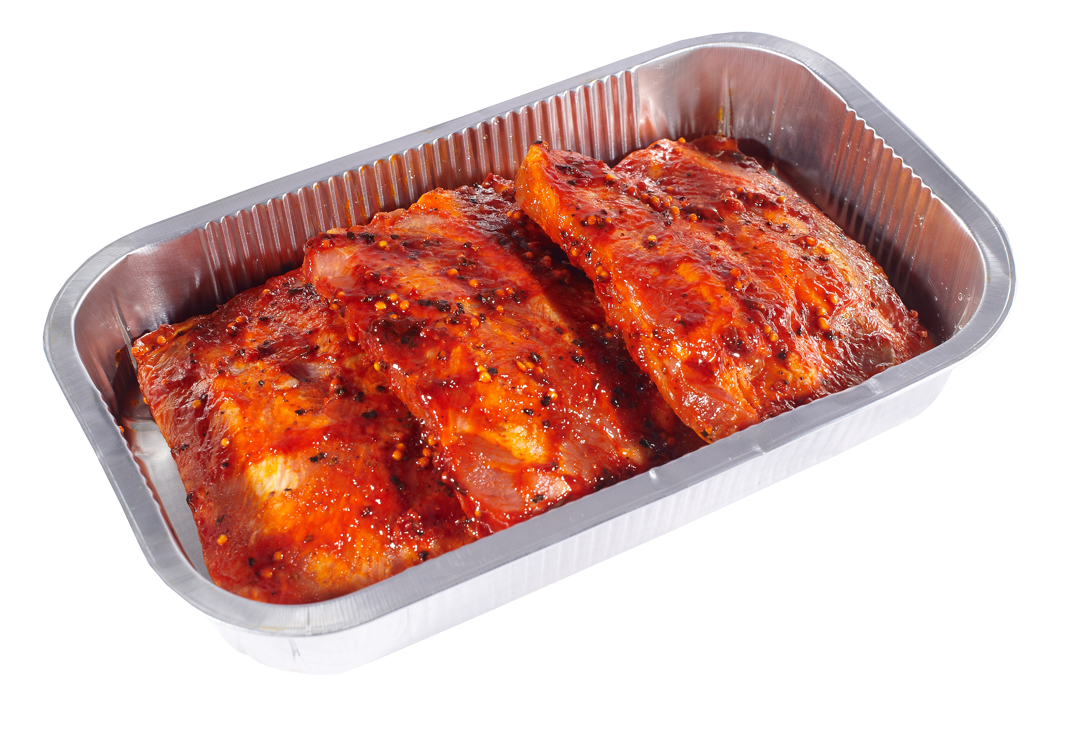 Żeberka Wieprzowe Boczkowe Grill, Przygotowane Na Miejscu (Hurt) Ok. 3 Kg