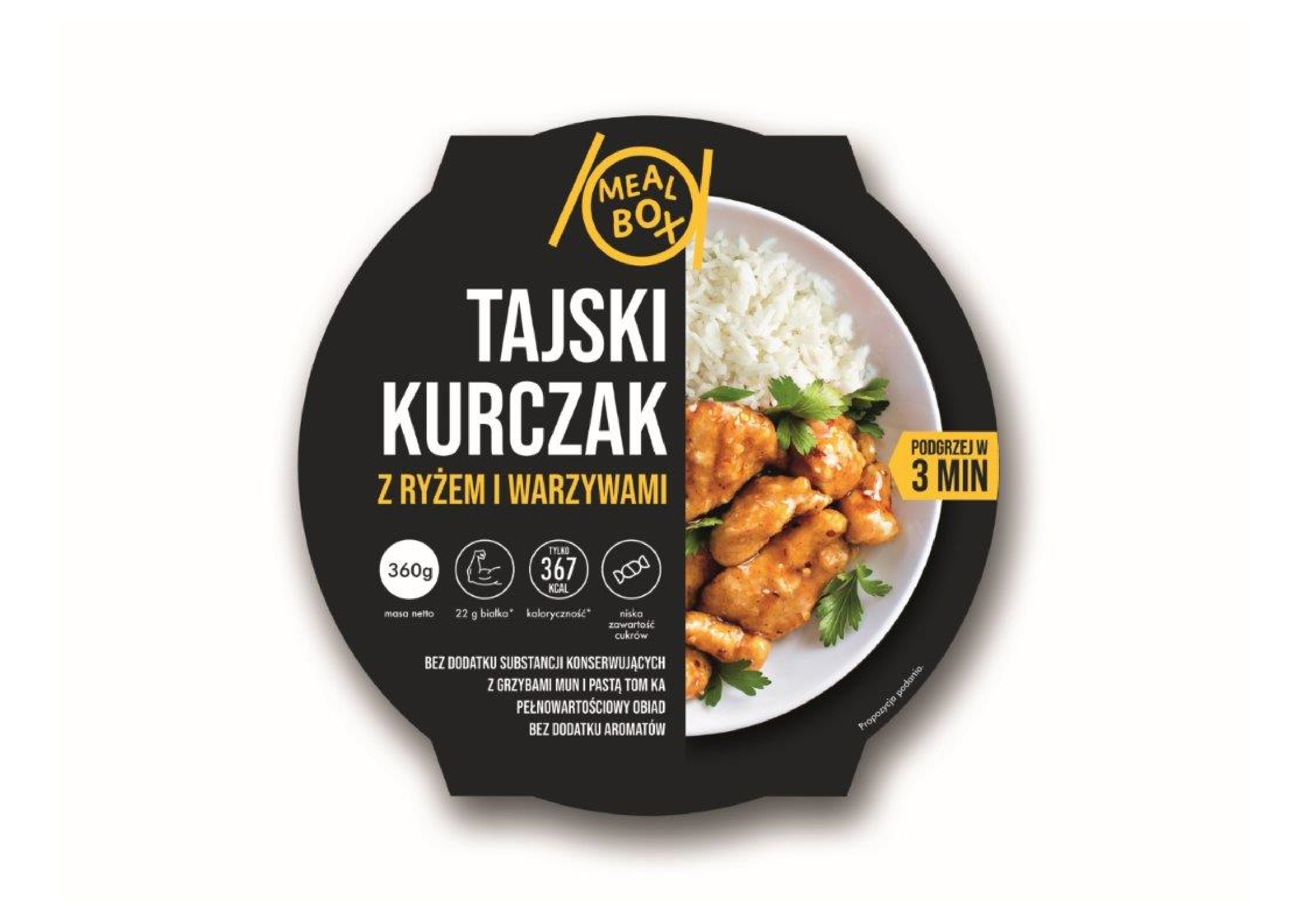 Meal Box Kurczak Po Tajsku Z Ryżem 360G