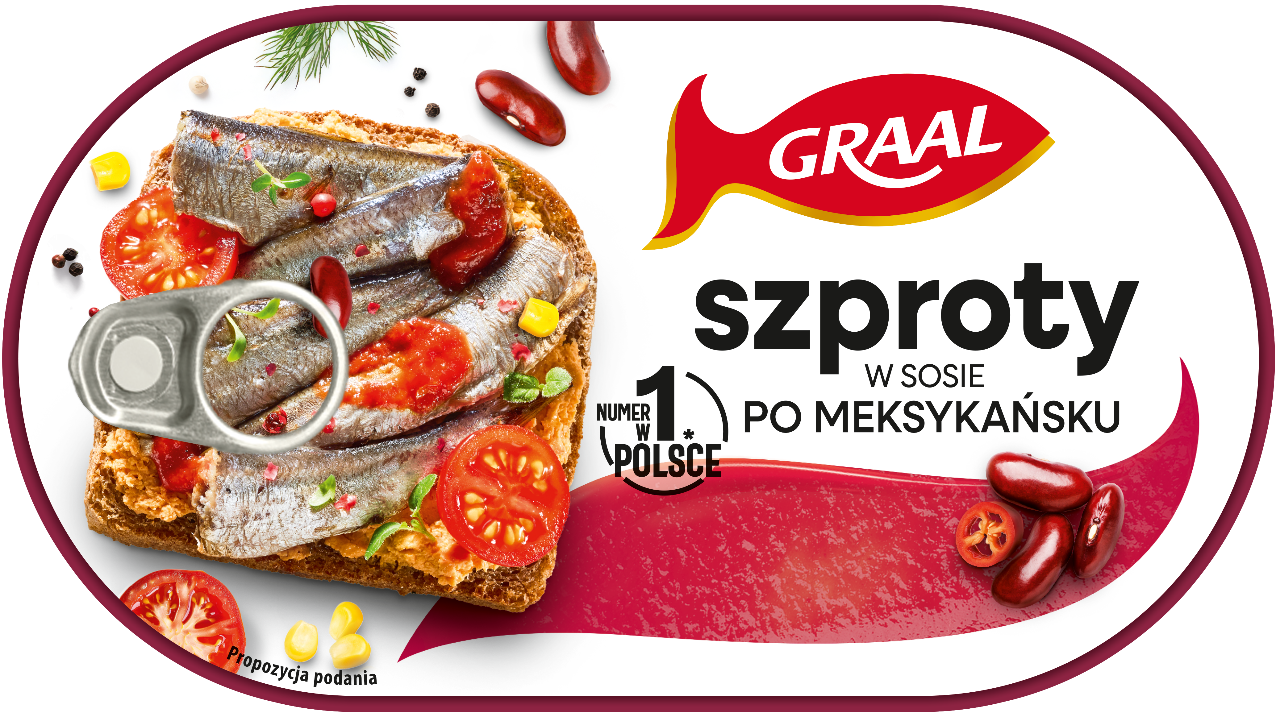 Graal Szproty W Sosie Meksykańskim 170 G