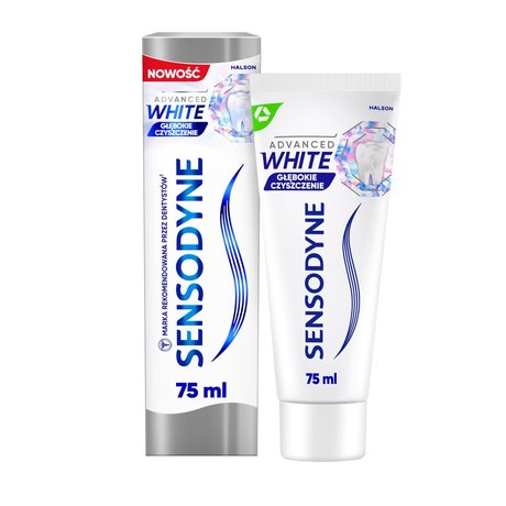 Sensodyne Advanced White Pasta do zębów z fluorkiem 75 ml