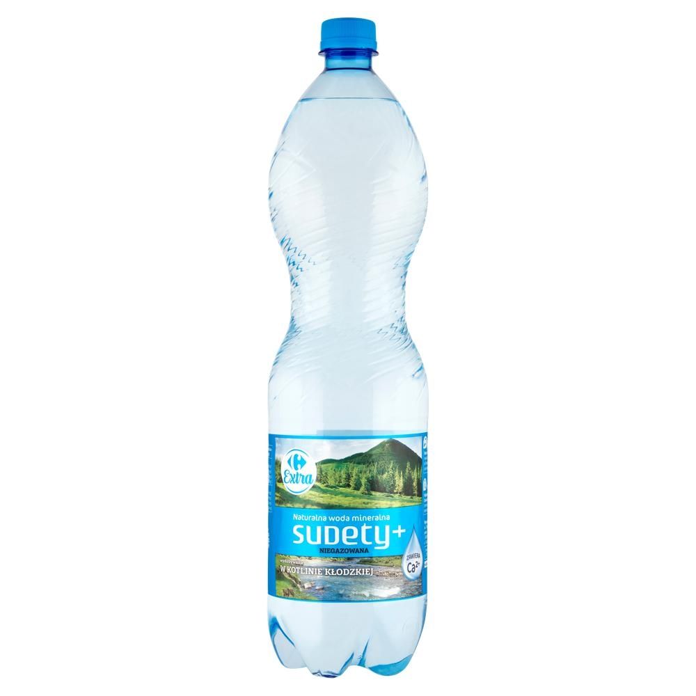 Carrefour Extra Sudety+ Naturalna woda mineralna niegazowana 1,5 l