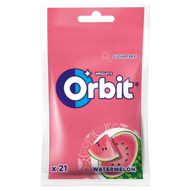 Bezcukrowa guma do żucia o smaku arbuza Orbit 29 g