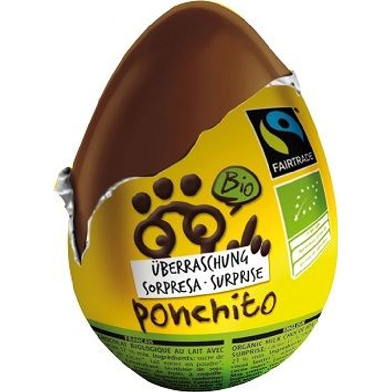 BIO Jajko niespodzianka bezglutenowe Ponchito 20 g
