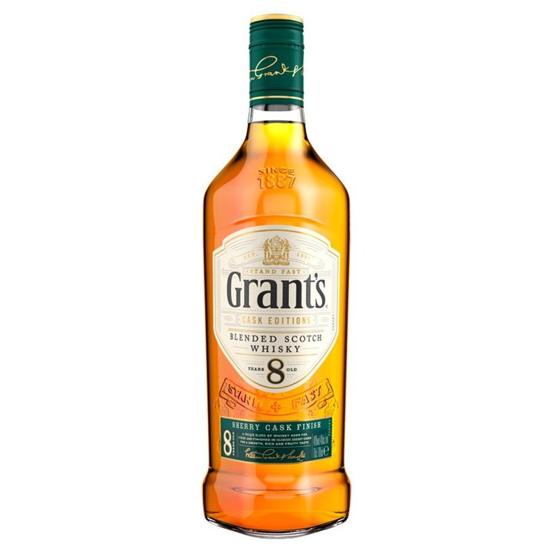 Szkocka whisky 8 letnia alk. 40% obj. Grants 700 ml