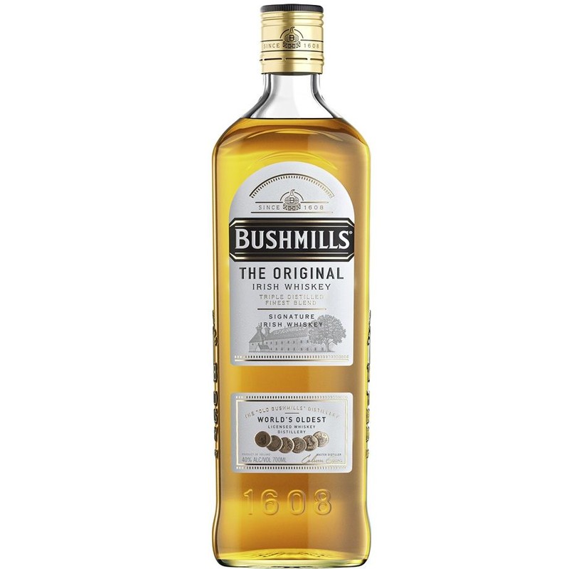 Irlandzka oryginalna whiskey alk. 40% obj. Bushmills 700 ml