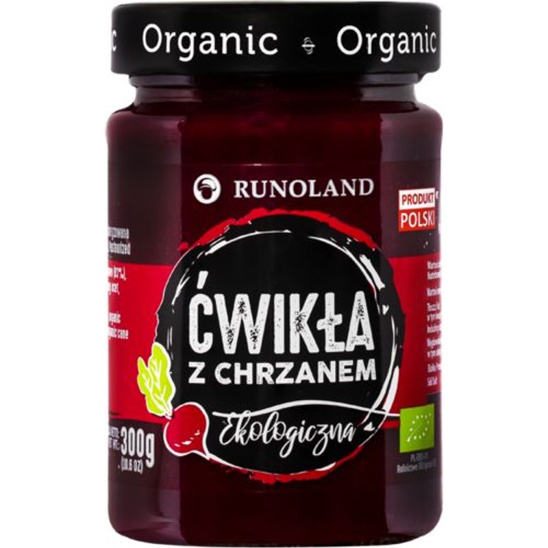 Ćwikła z chrzanem ekologiczna Runoland 300 g