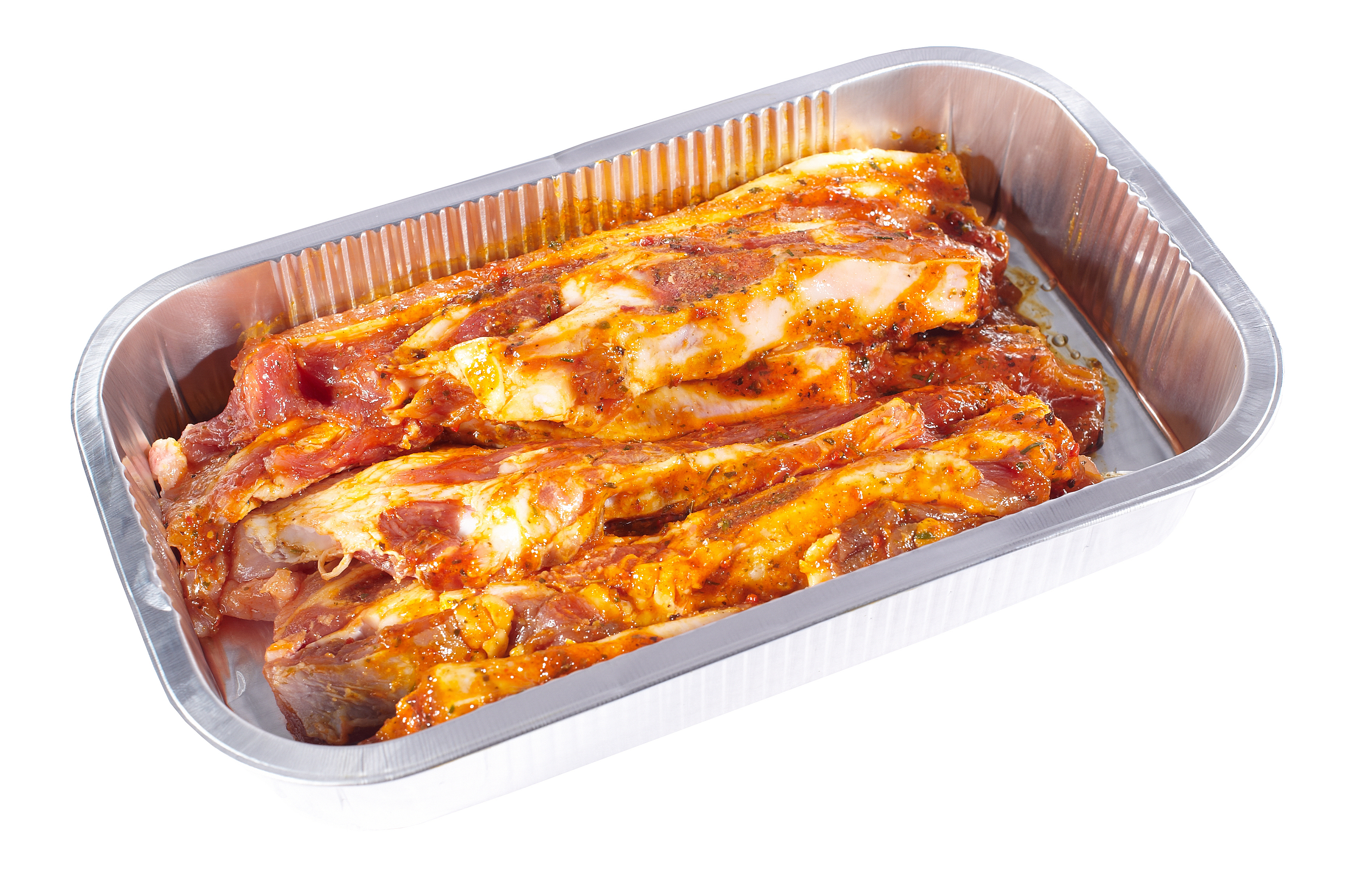 Boczek Wieprzowy Z Żebrami Bez Skóry Plastry Grill, Przygotowane Na Miejscu (Hurt) Ok. 3 Kg