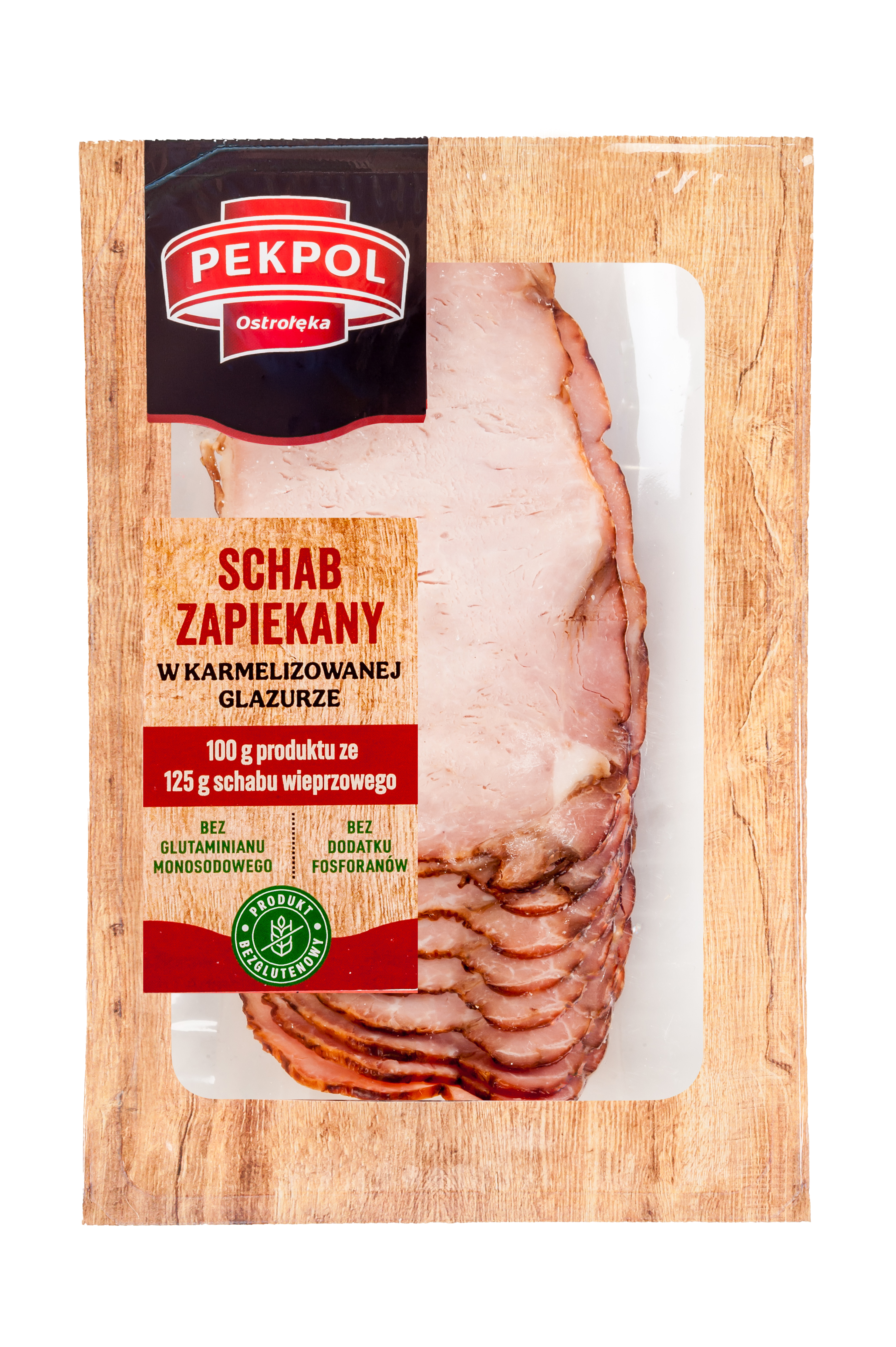 Schab Zapiekany W Karmelizowanej Glazurze Plastry 100 G Pekpol