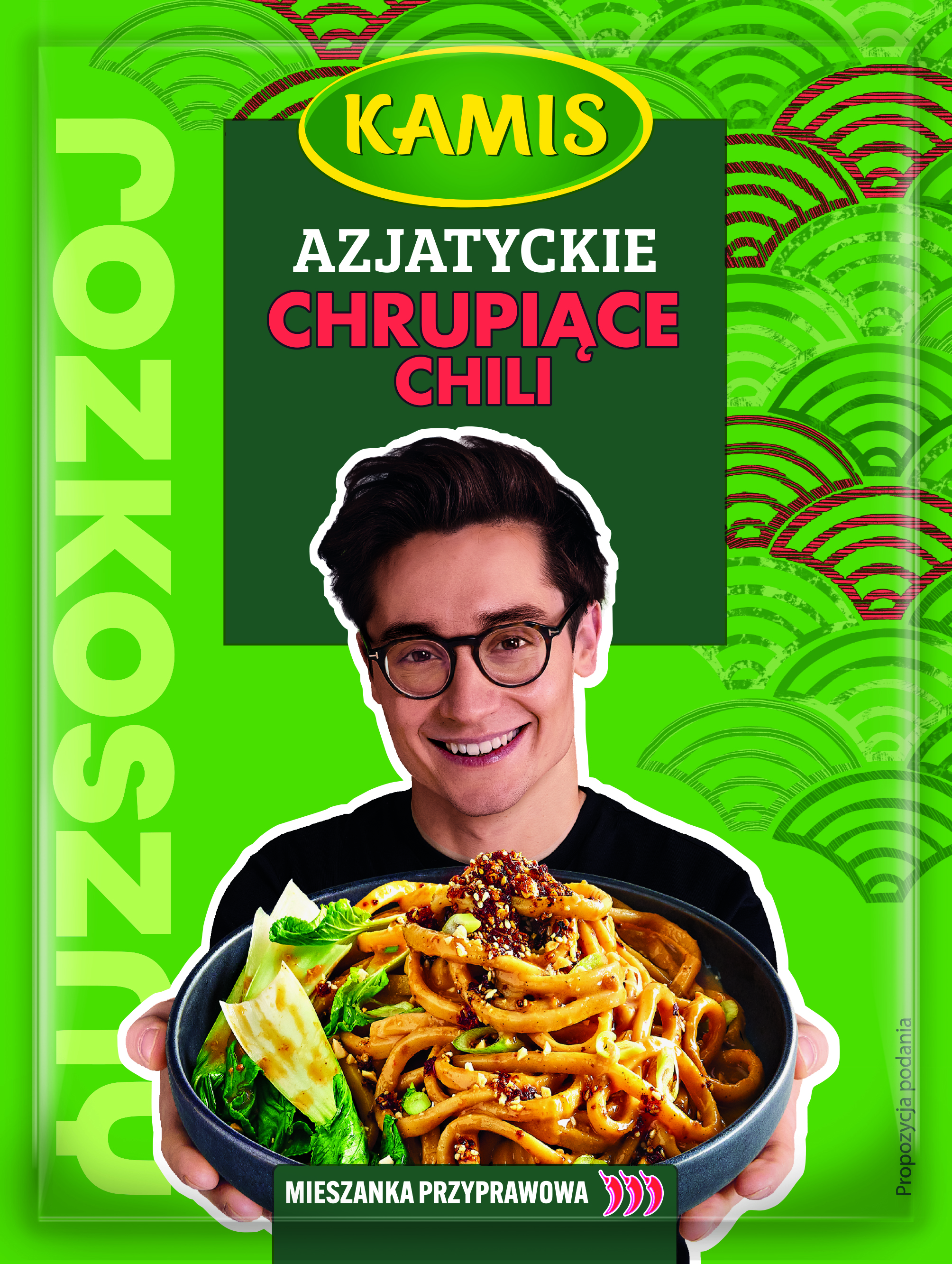 Kamis Azjatyckie Chrupiące Chili 15 G