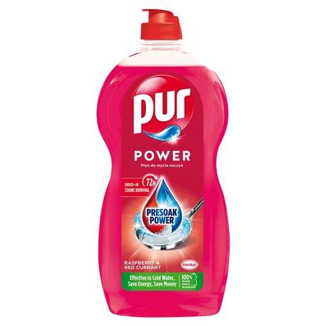 Pur Power Raspberry & Red Currant Płyn do mycia naczyń 1,2 l
