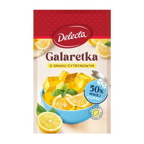 Delecta Galaretka o smaku cytrynowym 39 g