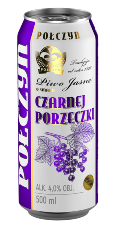 Piwo Połczyn Jasne czarna porzeczka 4% 500ml