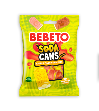 Bebeto Żelki soda cans 130 g