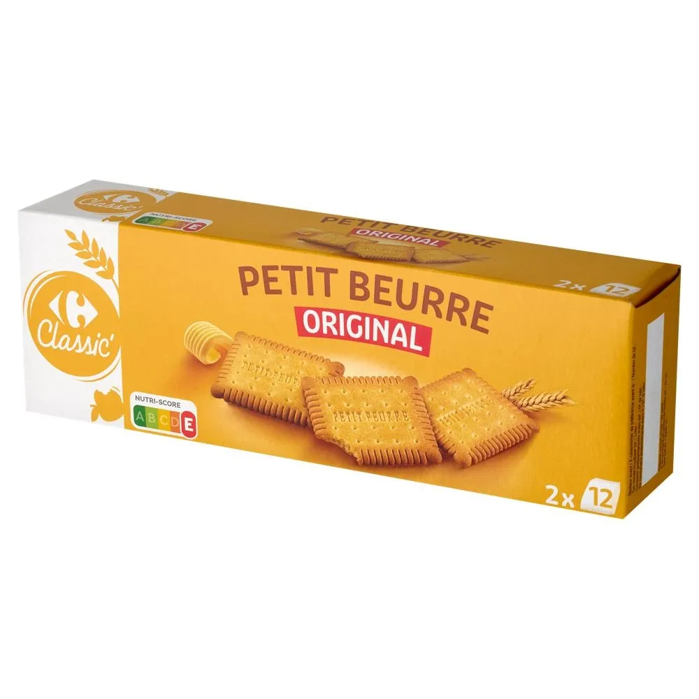 Carrefour Classic Original Herbatniki maślane Petit Beurre 200 g