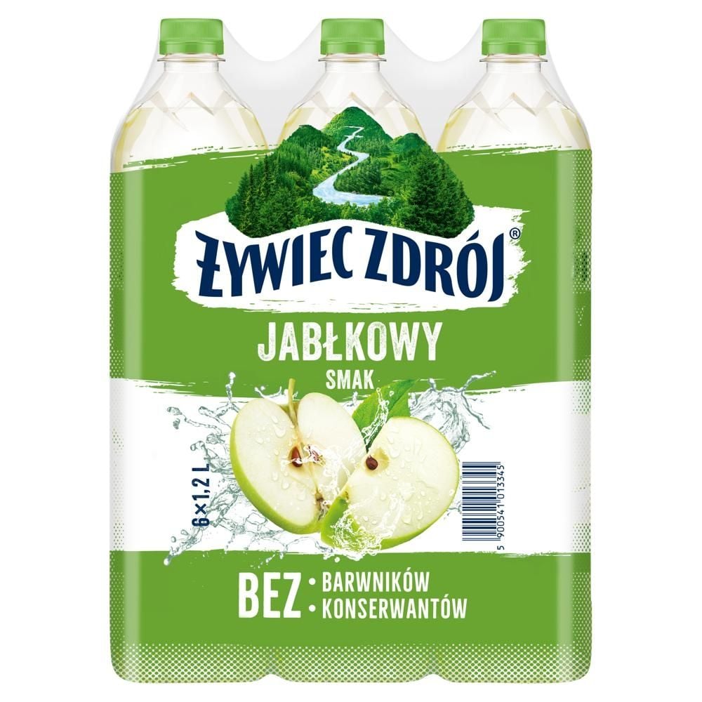 Żywiec Zdrój Napój niegazowany jabłkowy smak 6 x 1,2 l