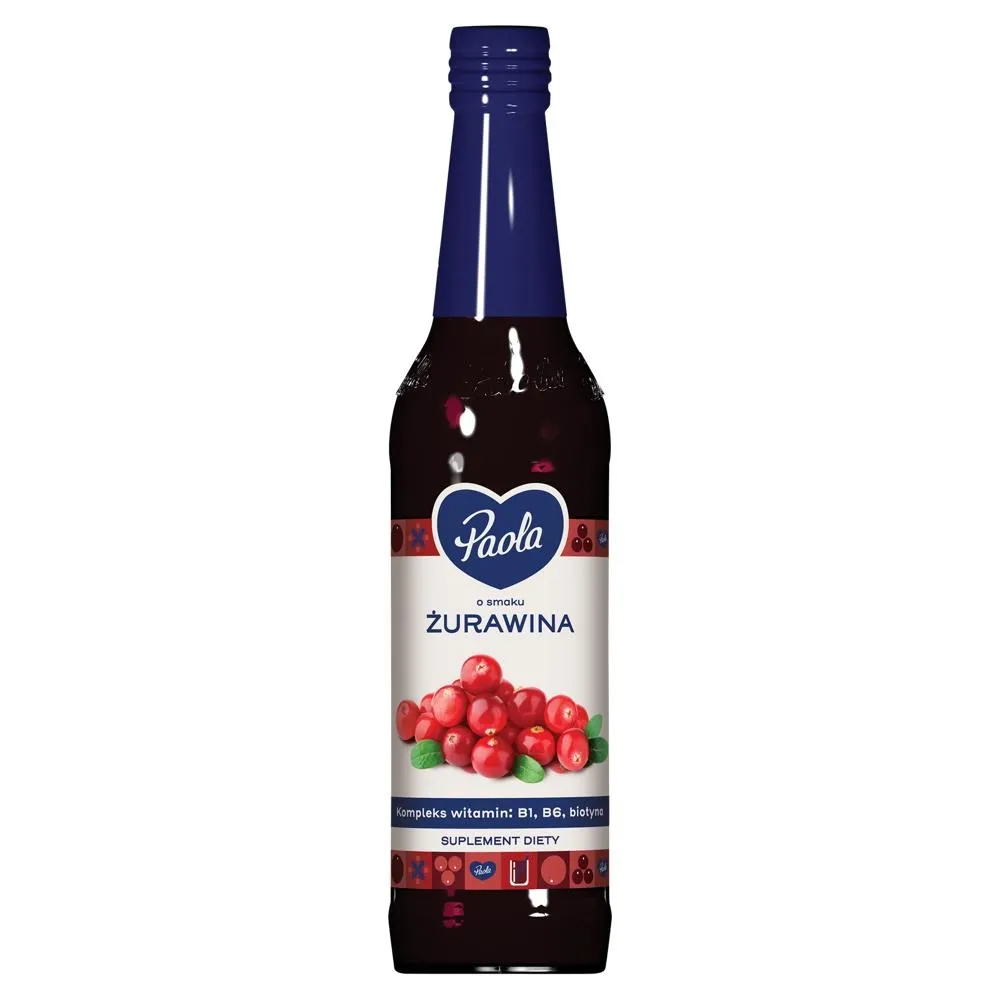 Paola Suplement diety o smaku żurawina 430 ml
