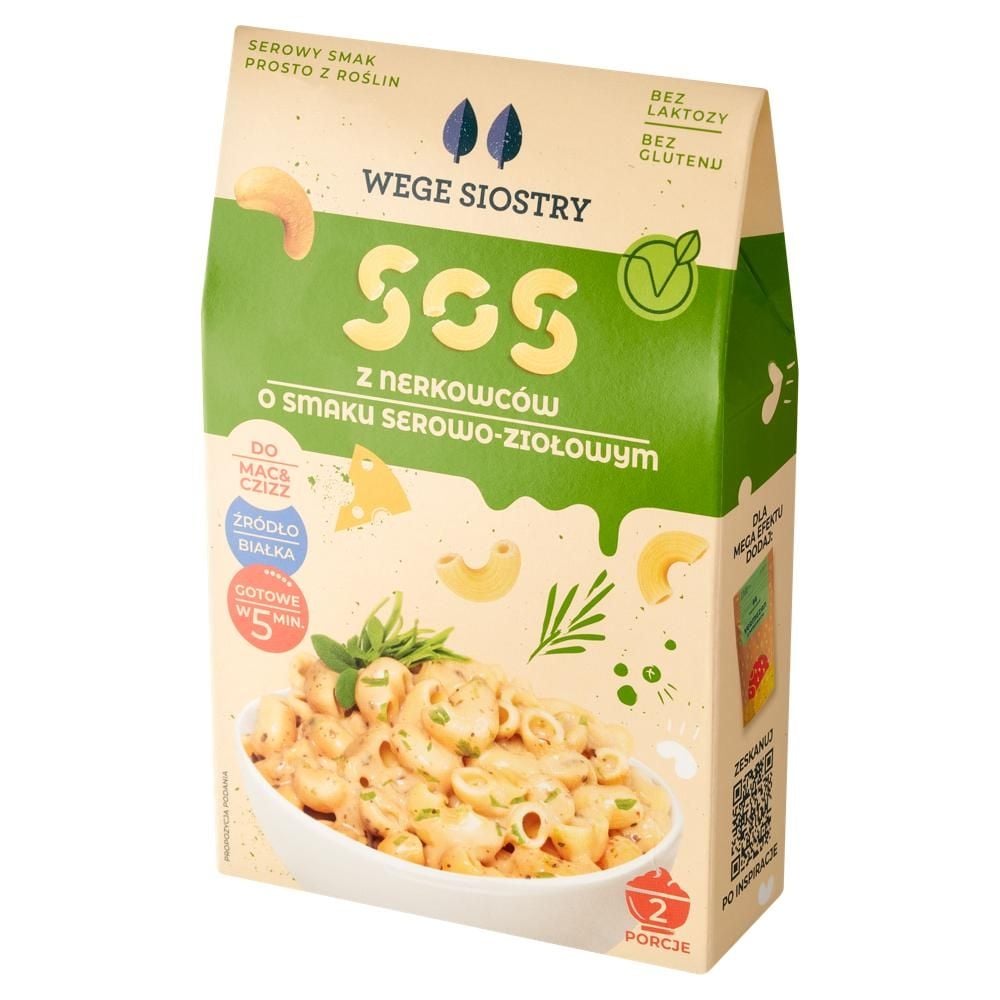 Wege Siostry Sos z nerkowców o smaku serowo-ziołowym 40 g