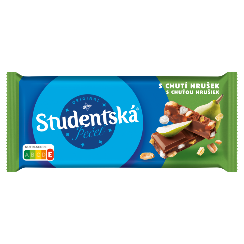 Czekolada Studentska mleczna gruszkowa