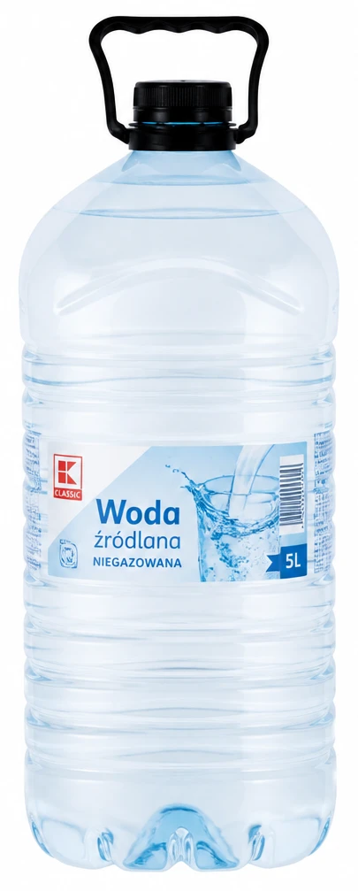 Woda źródlana niegazowana