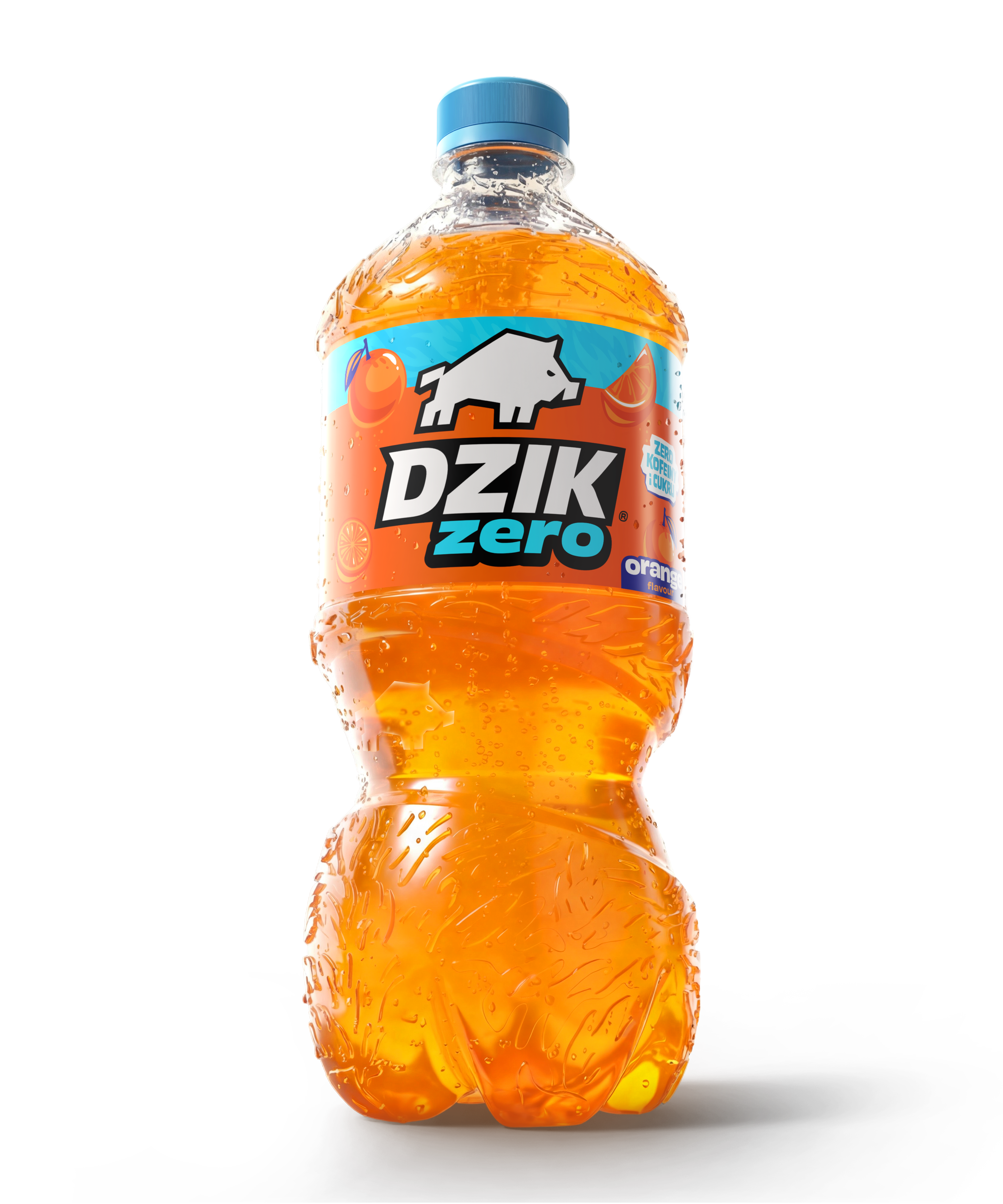 Dzik Zero Orange 850 Ml - Napój Gazowany