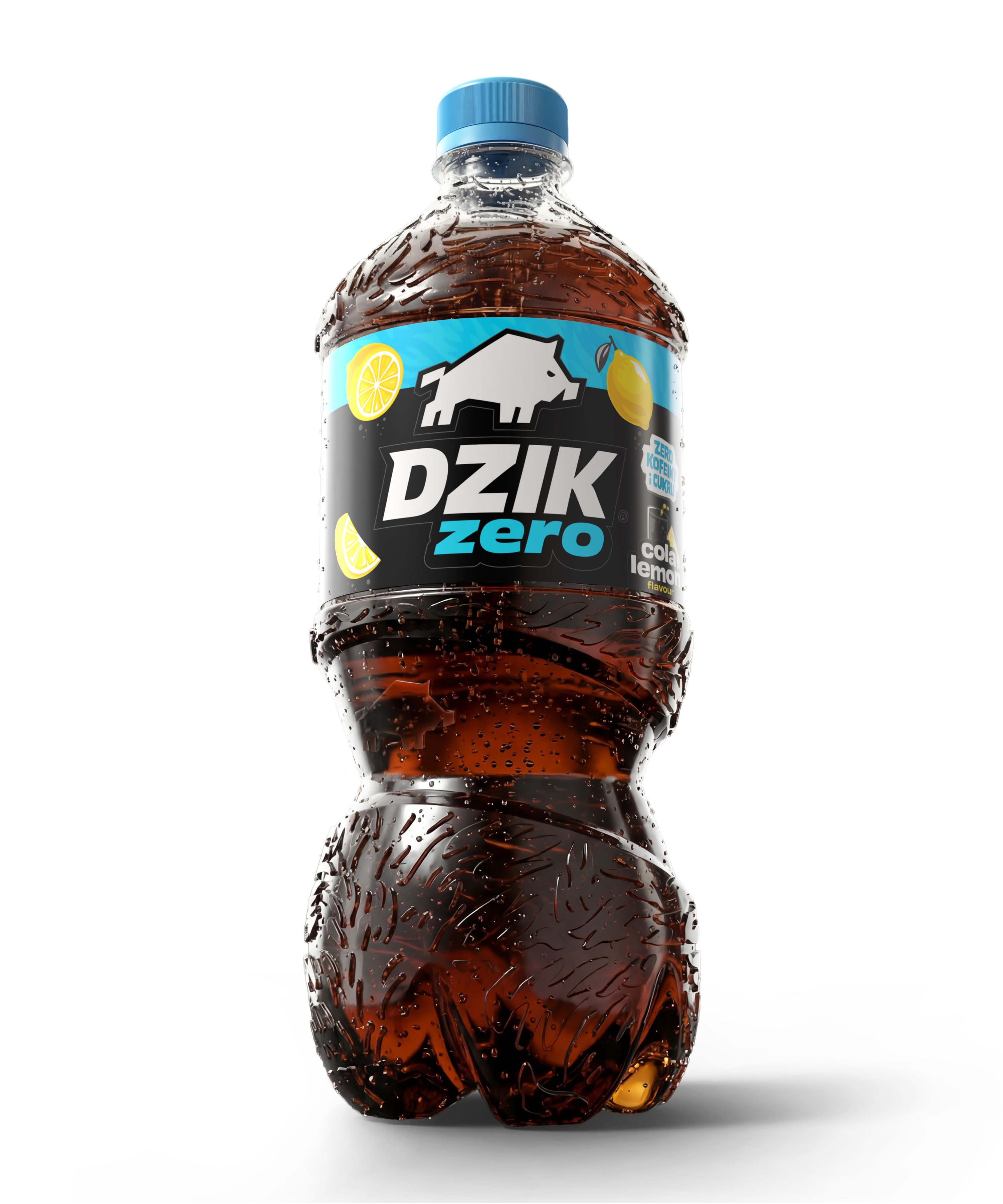 Dzik Zero Cola Lemon 850 Ml - Napój Gazowany