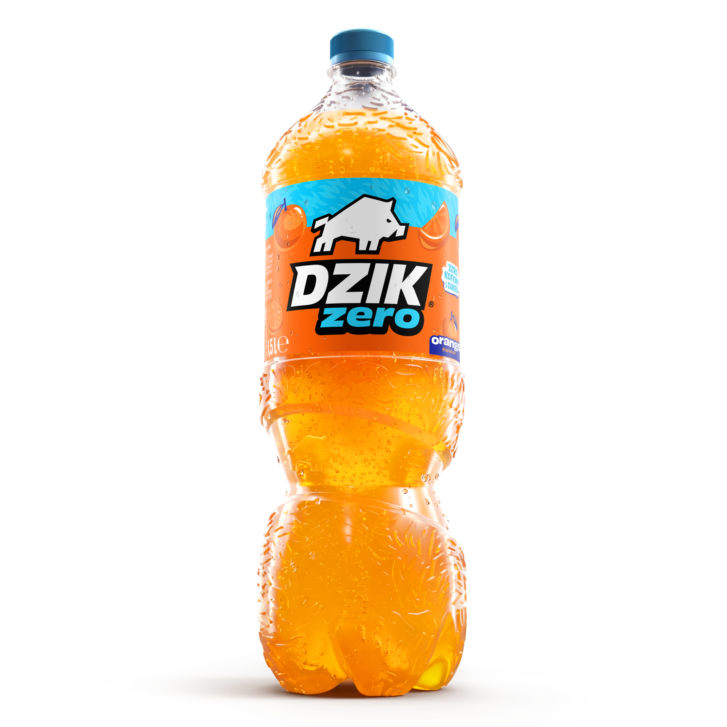 Dzik Zero Orange 1,5 L - Napój Gazowany