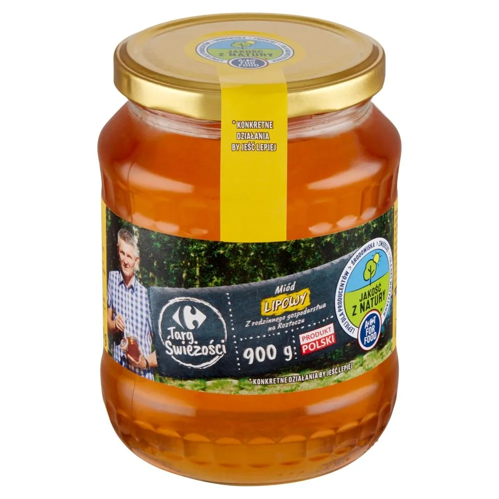 Carrefour Targ Świeżości Miód lipowy 900 g