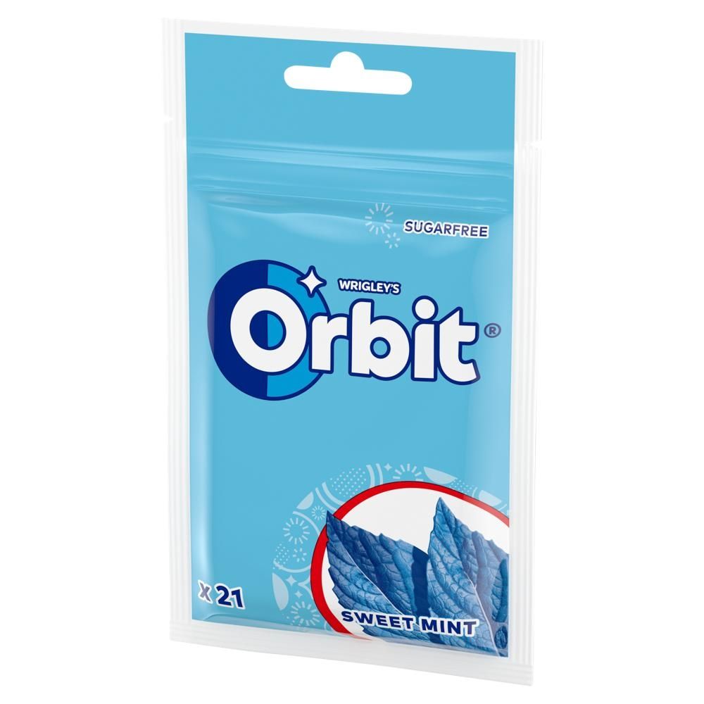 Orbit Sweet Mint Bezcukrowa guma do żucia 29 g (21 sztuk)