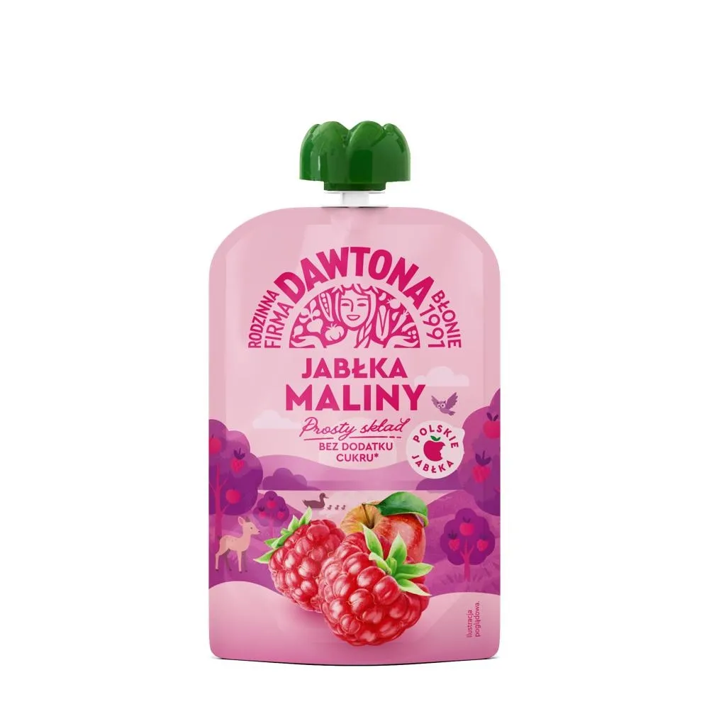 Dawtona Mus jabłka maliny 100 g