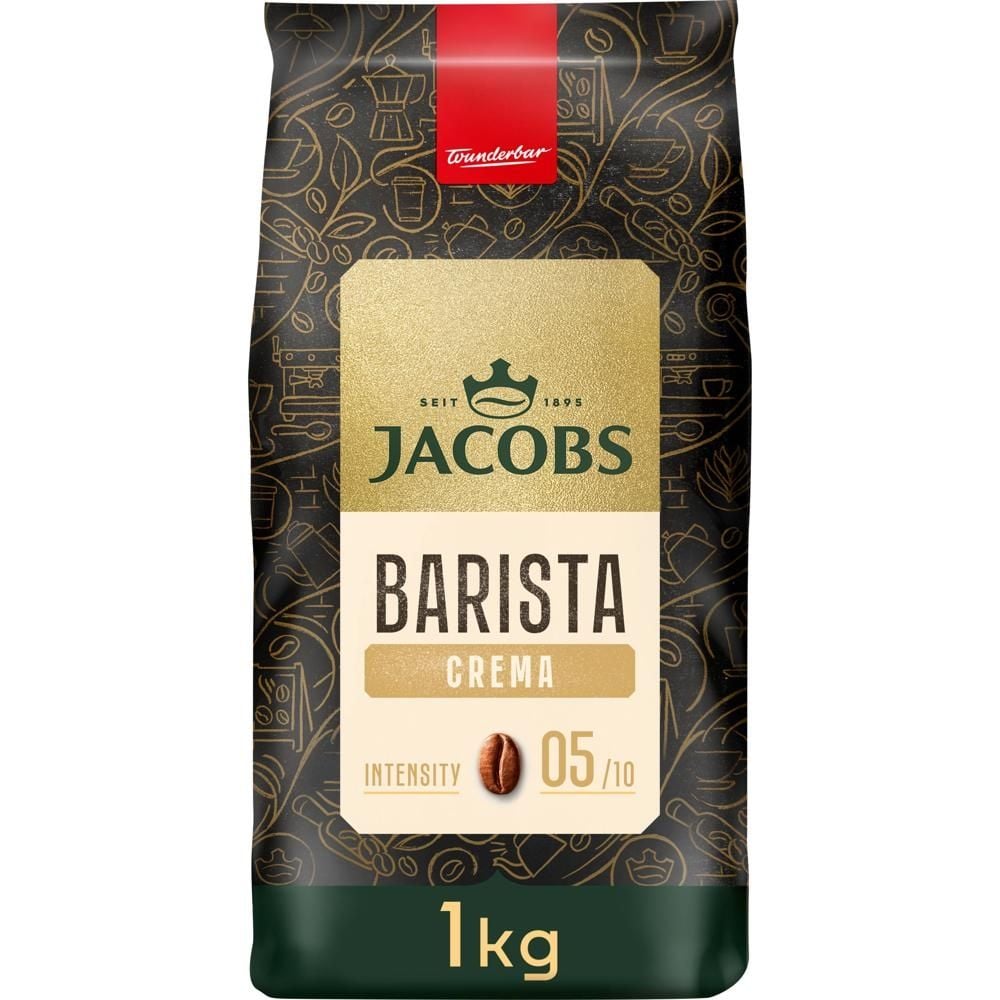 Jacobs Barista Crema Kawa ziarnista palona 1000 g
