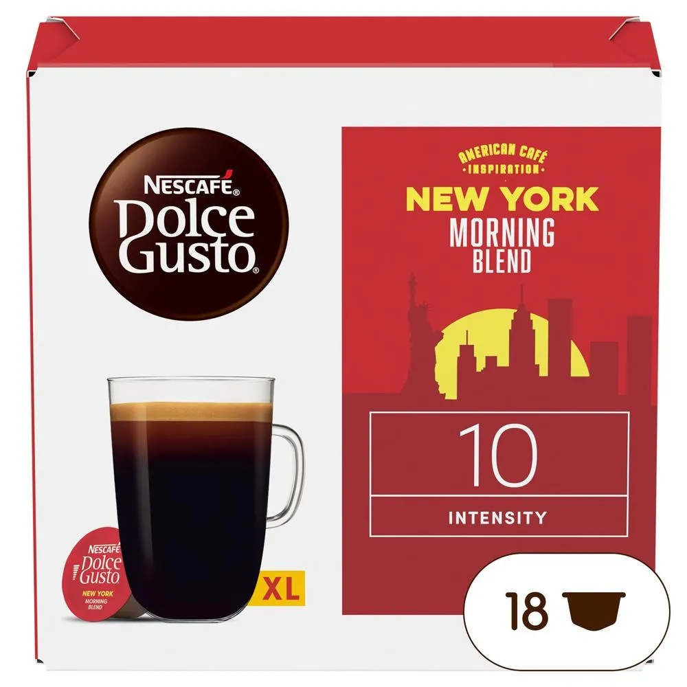 NESCAFÉ Dolce Gusto New York Morning Blend Kawa w kapsułkach 149,4 g (18 x 8,3 g)