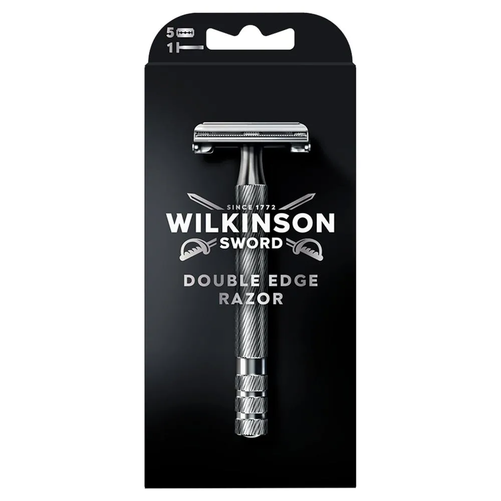 Wilkinson Sword Double Edge Razor Maszynka do golenia + 5 ostrzy